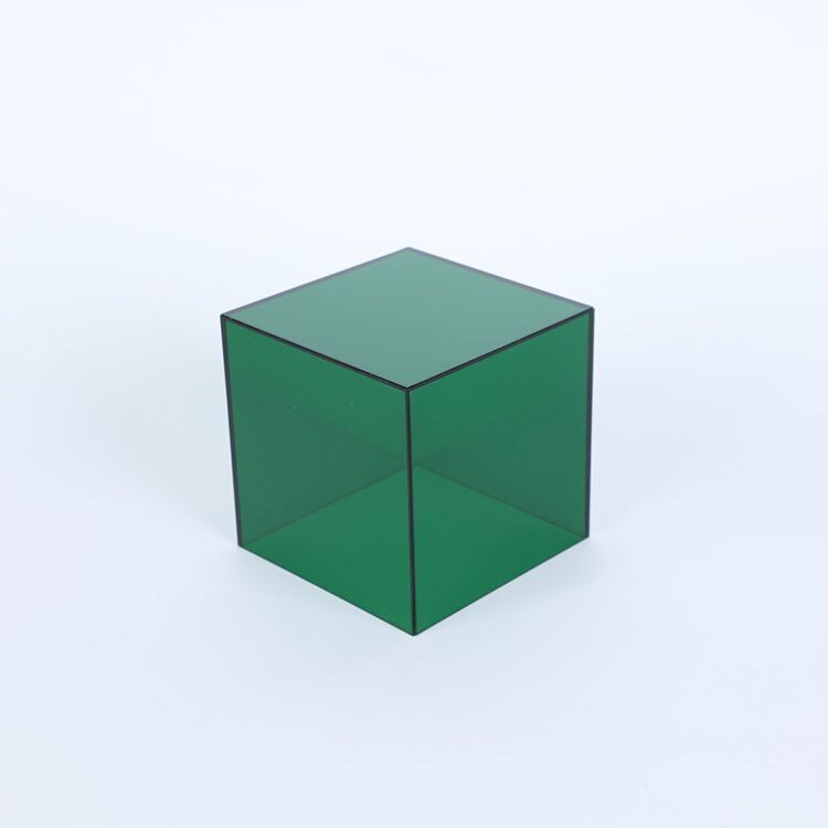 Vibrant Acrylic Display Cube Crystal Clear Collectible Showcase