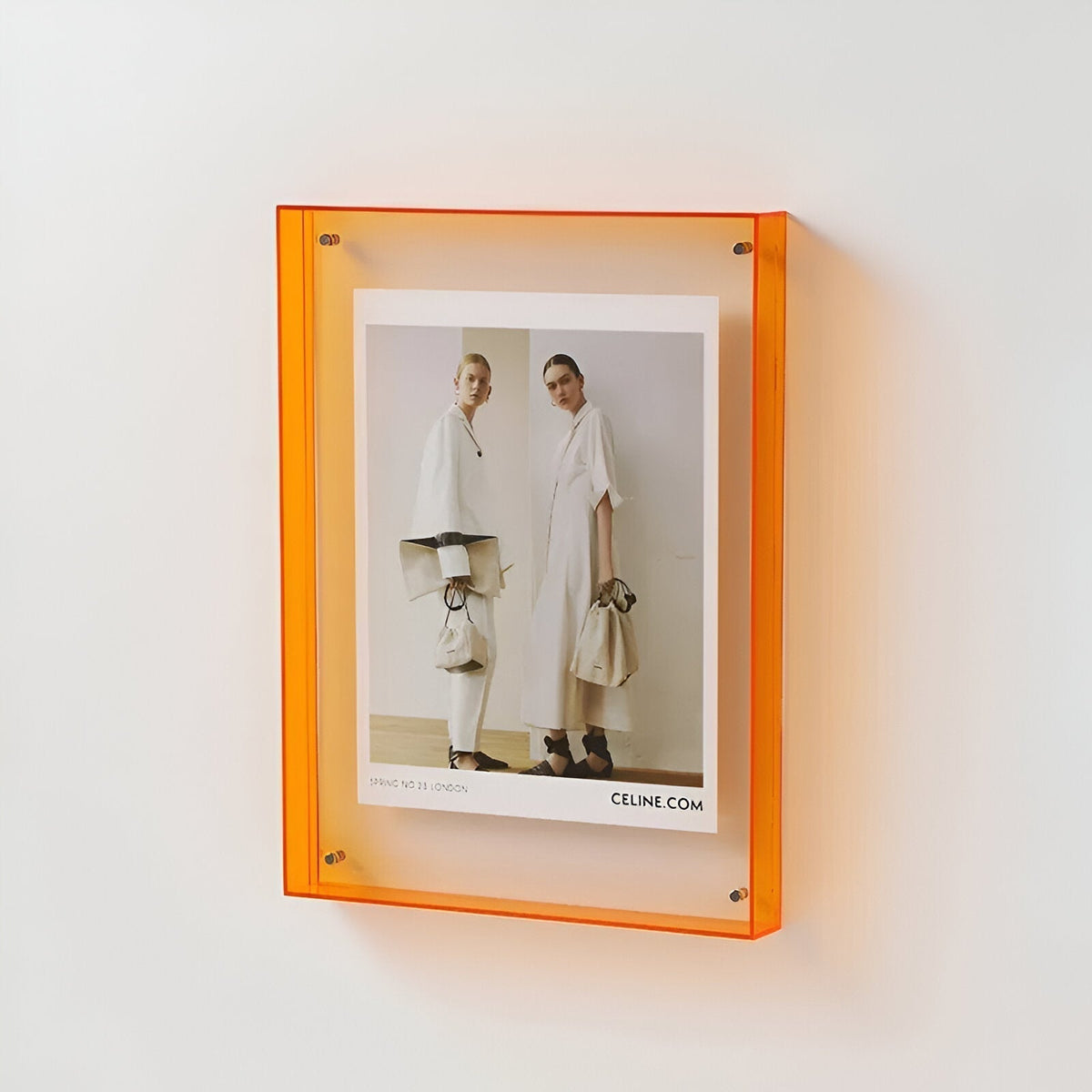 Modern Transparent Photo Frame Minimalist Contemporary Design