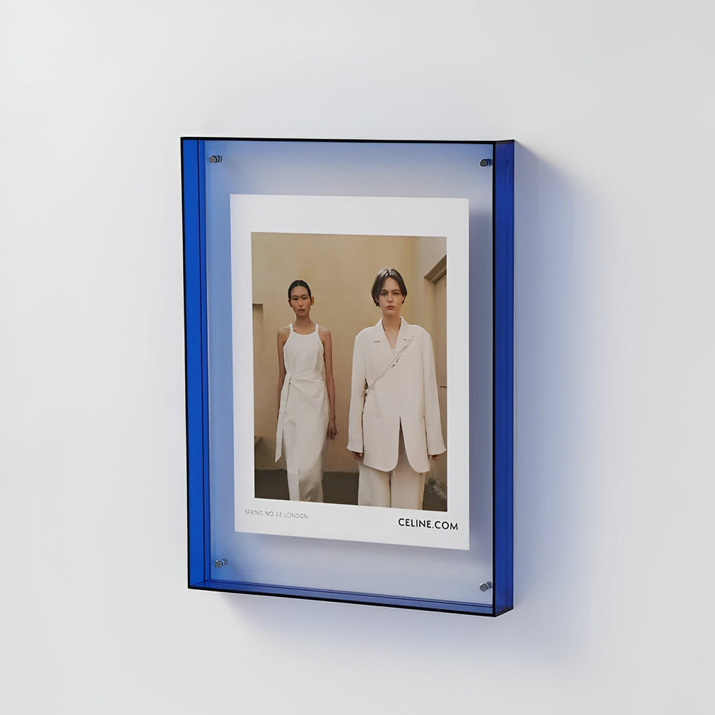 Moderne transparante fotolijst, minimalistisch eigentijds ontwerp