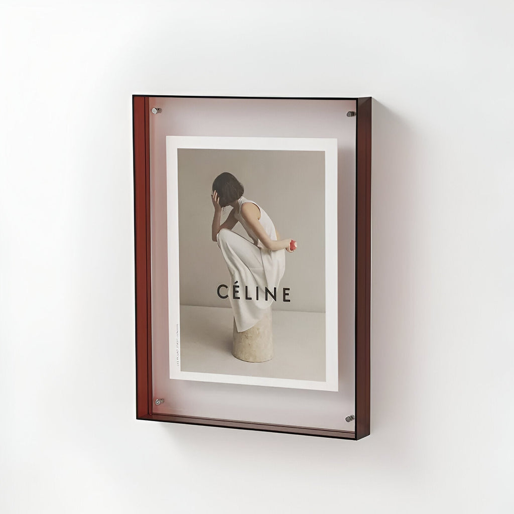 Moderne transparante fotolijst, minimalistisch eigentijds ontwerp