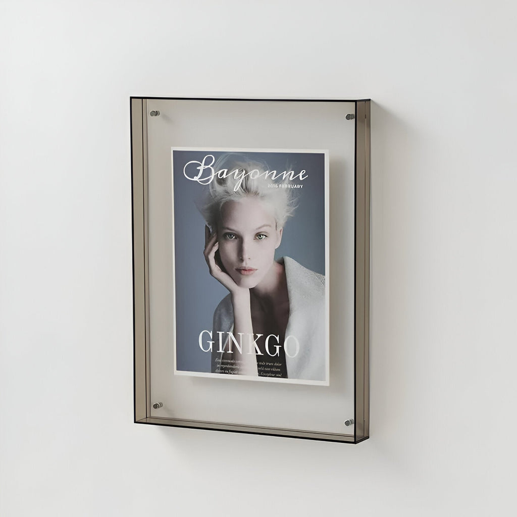 Moderne transparante fotolijst, minimalistisch eigentijds ontwerp