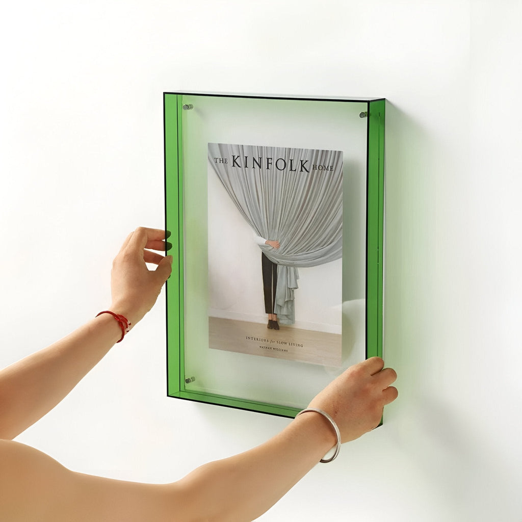 Moderne transparante fotolijst, minimalistisch eigentijds ontwerp