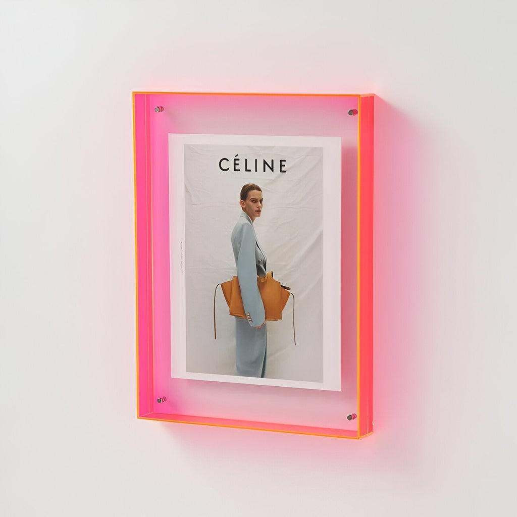 Moderne transparante fotolijst, minimalistisch eigentijds ontwerp