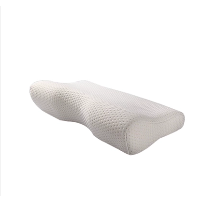 Dual Height Design Contour Memory Foam Pillow Ergonomic Cervical Support