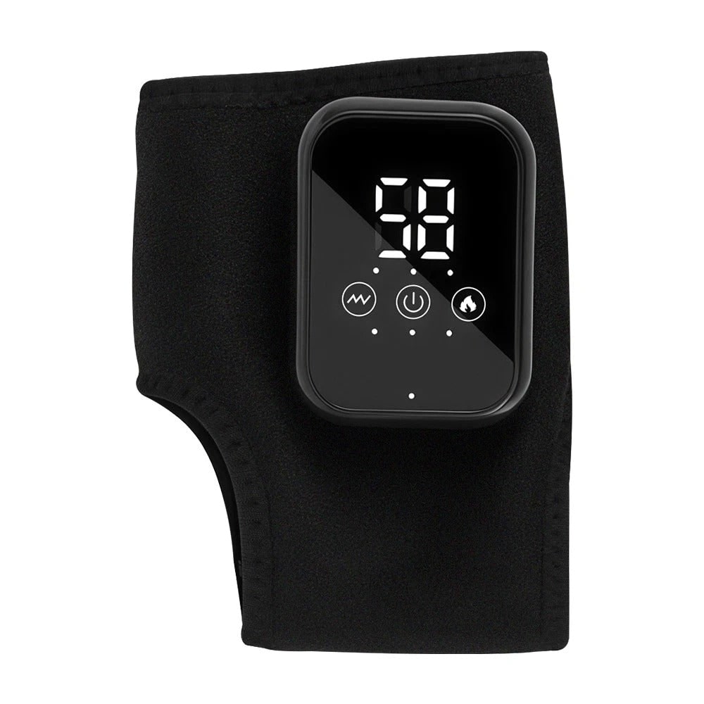 Trådløs opvarmet fod- og anklemassager – genopladelig enhed med digitalt display