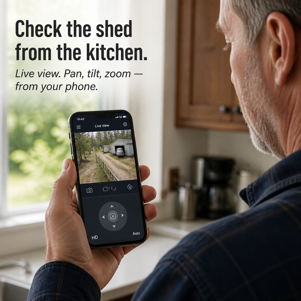 SecureVue | Protégez votre propriété sans câbles, Wi-Fi ni source d'alimentation | ribuella