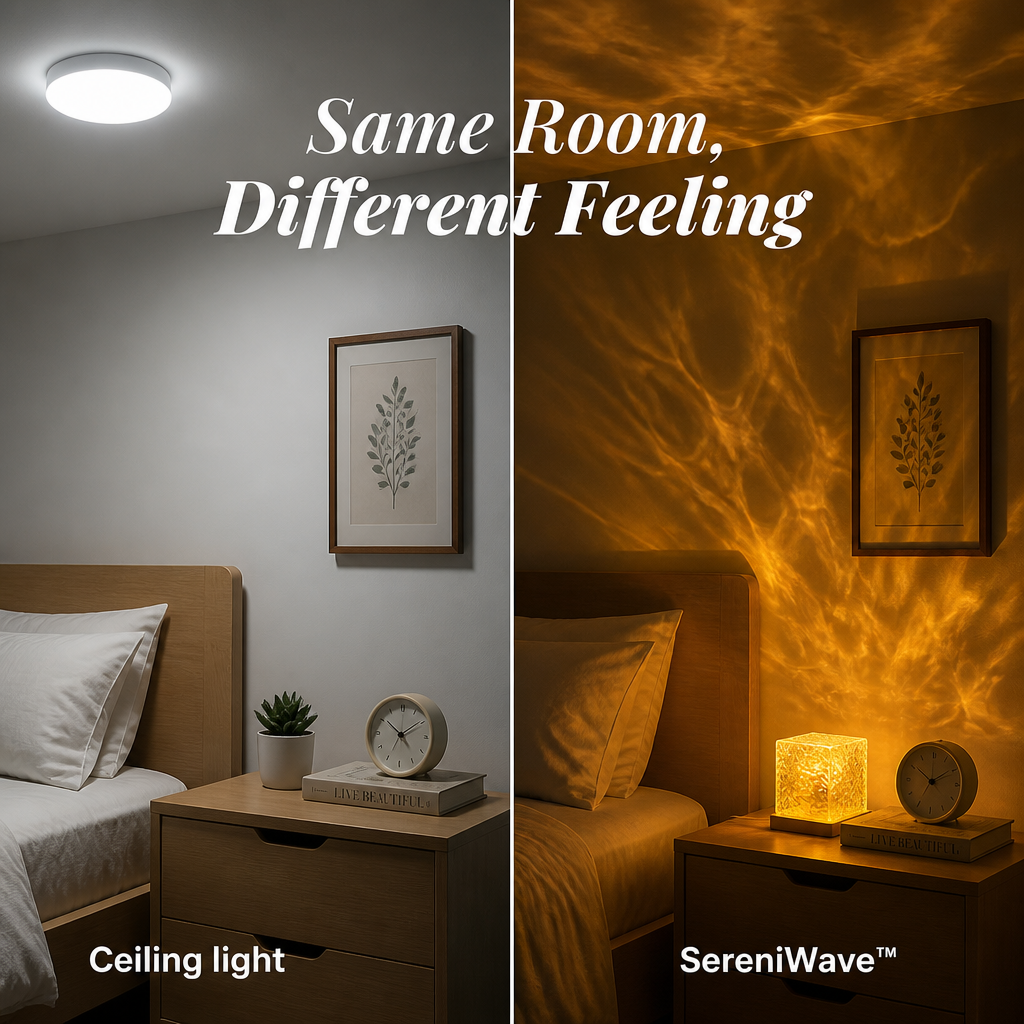 SereniWave - أحيطي مساحتك بضوء لطيف يشبه أمواج الماء المتهادية | ribuella