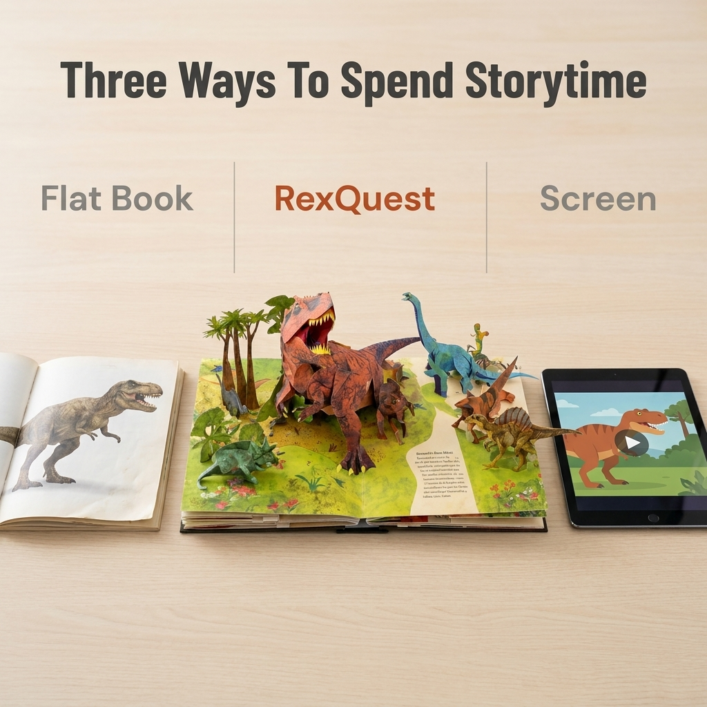 RexQuest | Keep Your Dino-Loving Kid Reading Until The Book Wears Out | ribuella