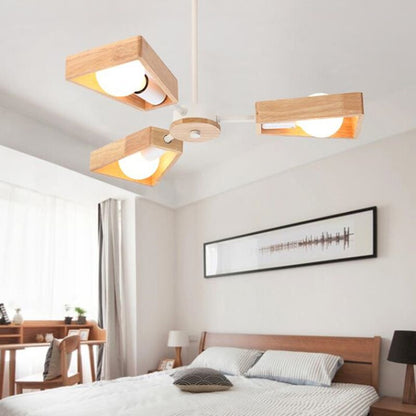 Timber Sputnik Pendant Light Fixture | ribuella