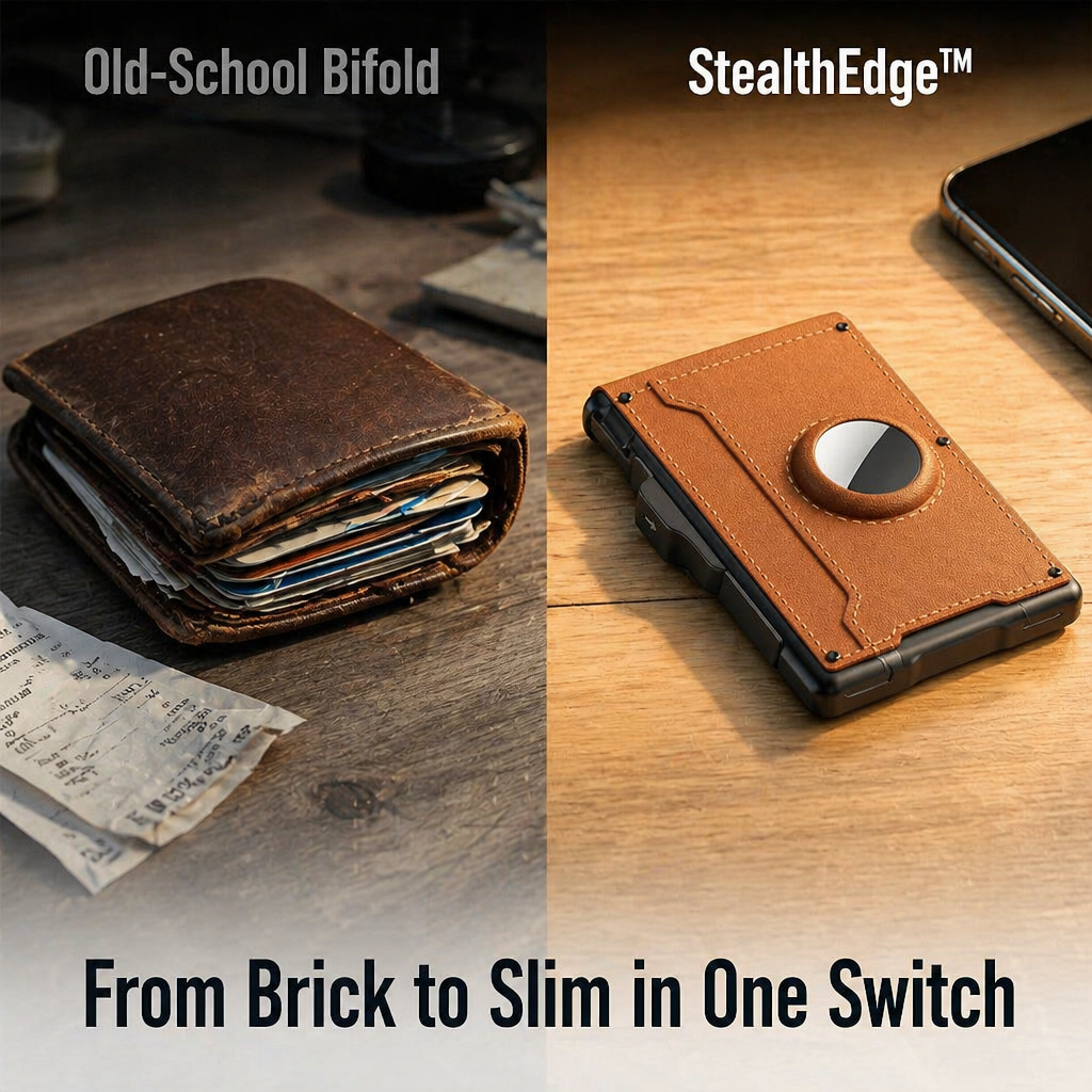 StealthEdge | خفّف ما تحمله، وأوقف سرقة RFID، وحدد موقعه باستخدام AirTag | ribuella