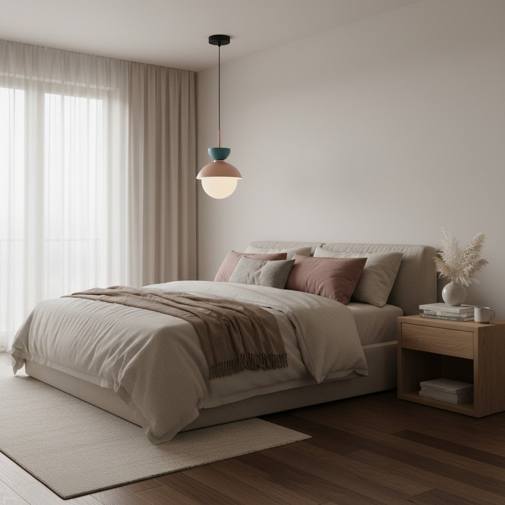 Frovela Minimalist Nordic Macaron Pendant Lamp — Rounded Form And Clean Surfaces