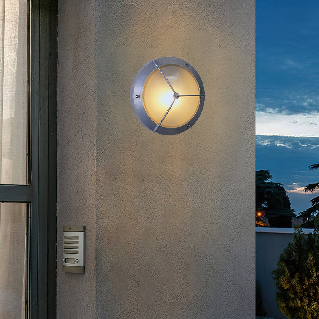 Garden Trading Chatham Outdoor Sconce - Wall Mount Frosted Diffuser