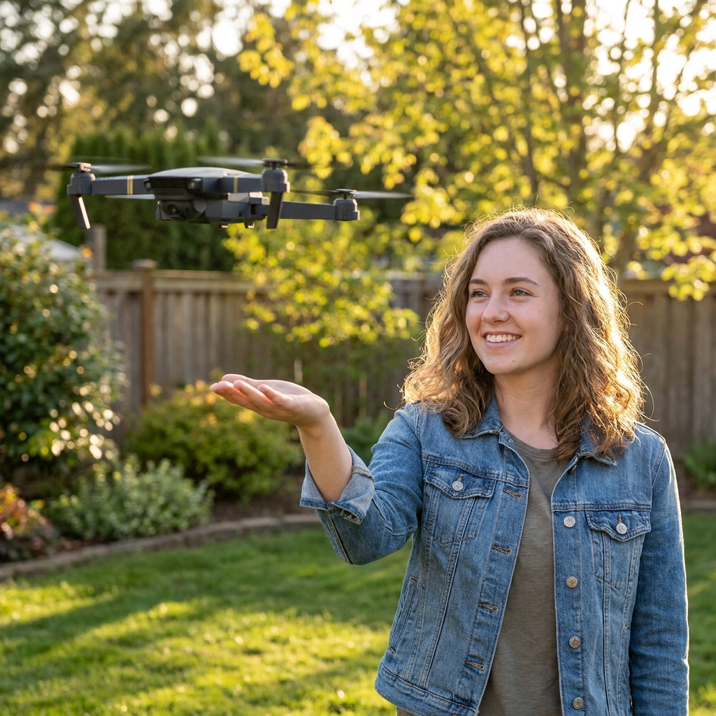 Zusammenklappbare 4K-Minikamera-Drohne – WLAN-FPV-Quadrokopter mit reaktionsschneller Fernbedienung