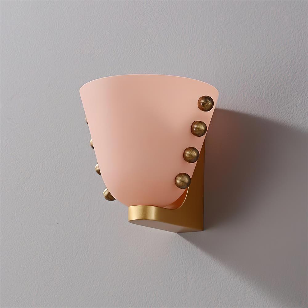 Gemma Asymmetrical Layered Shade Wall Lamp Sculptural Profile