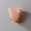 Gemma Asymmetrical Layered Shade Wall Lamp Sculptural Profile
