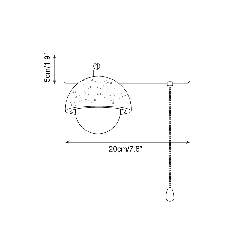 Gabin Wall Lamp, Minimalist Hardwired Fixture, AC 110V G4 Socket Base