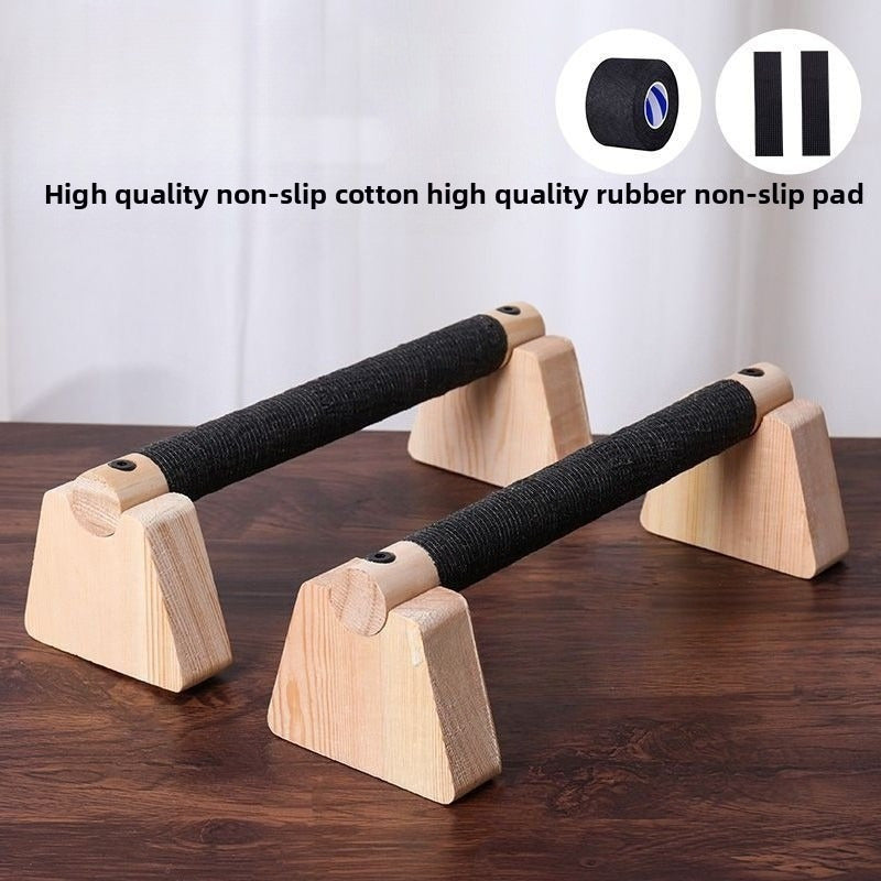 Sturdy Wood Push-Up Bars for Effective Home Workouts | ribuella