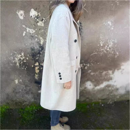 Veste Longue Double Boutonnage