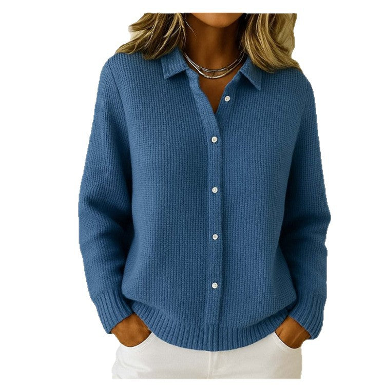 Pull Col Revers Élégant
