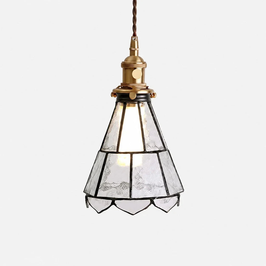 French Country Amber Rippled Glass Wall Fixture Finished In Warm Brass Hardware