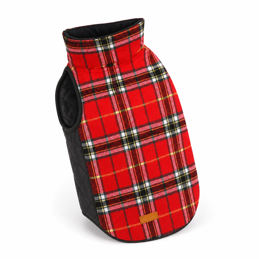 Reversible Waterproof Cozy-Lined Dog Coat | ribuella