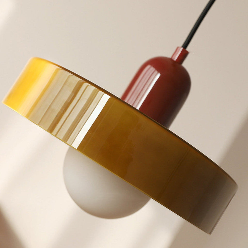 Moderne gekleurde plafondhanglamp, artistieke hanglamp