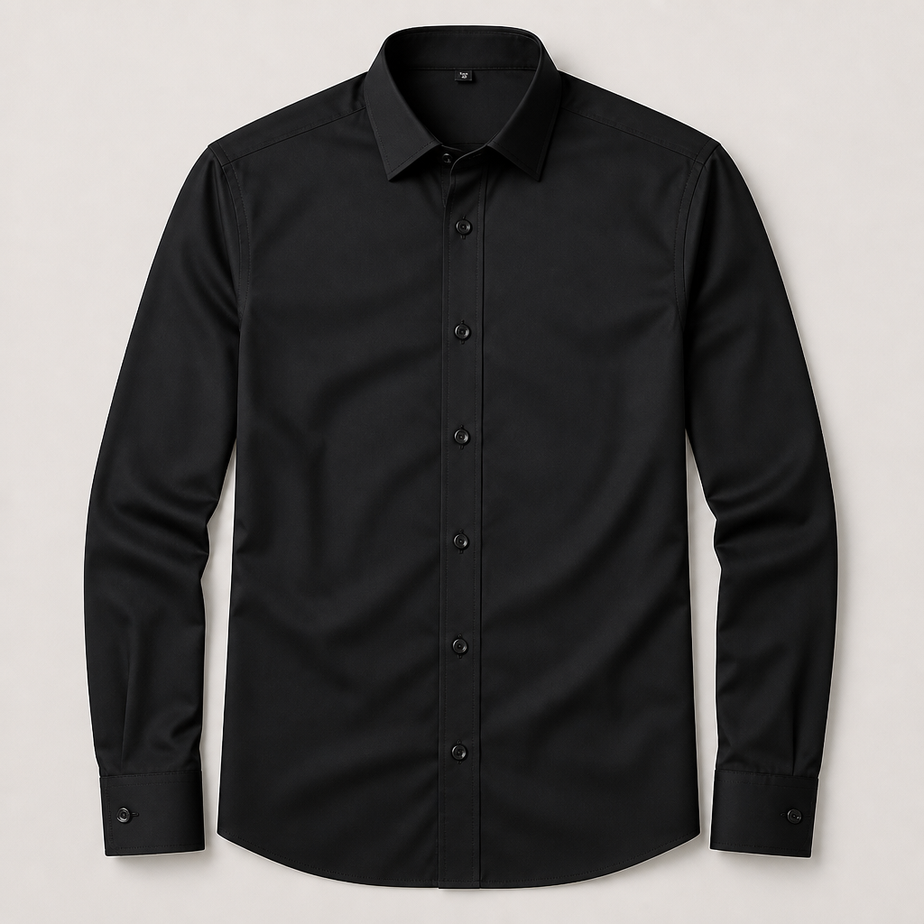 RevoStretch – Smooth Stretch Button-Down Shirt with Wrinkle-Resistant Silky Sheen | ribuella