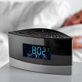 Digitale wekkerradio, FM-tuner, programma's met geluiden, kalenderdisplay
