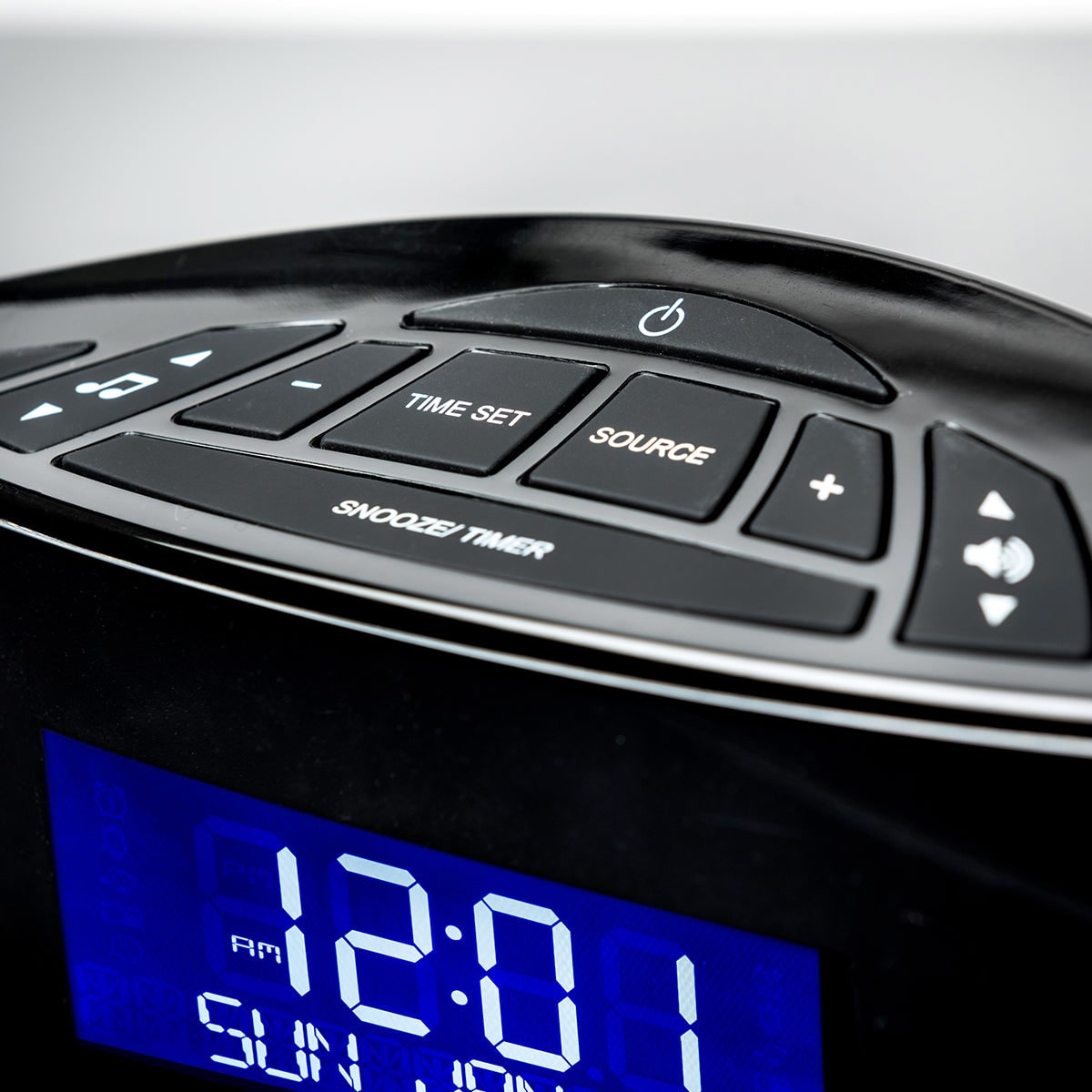Digital Alarm Clock Radio, Fm Broadcast Tuner, Sound Machine Programs, Calendar Display