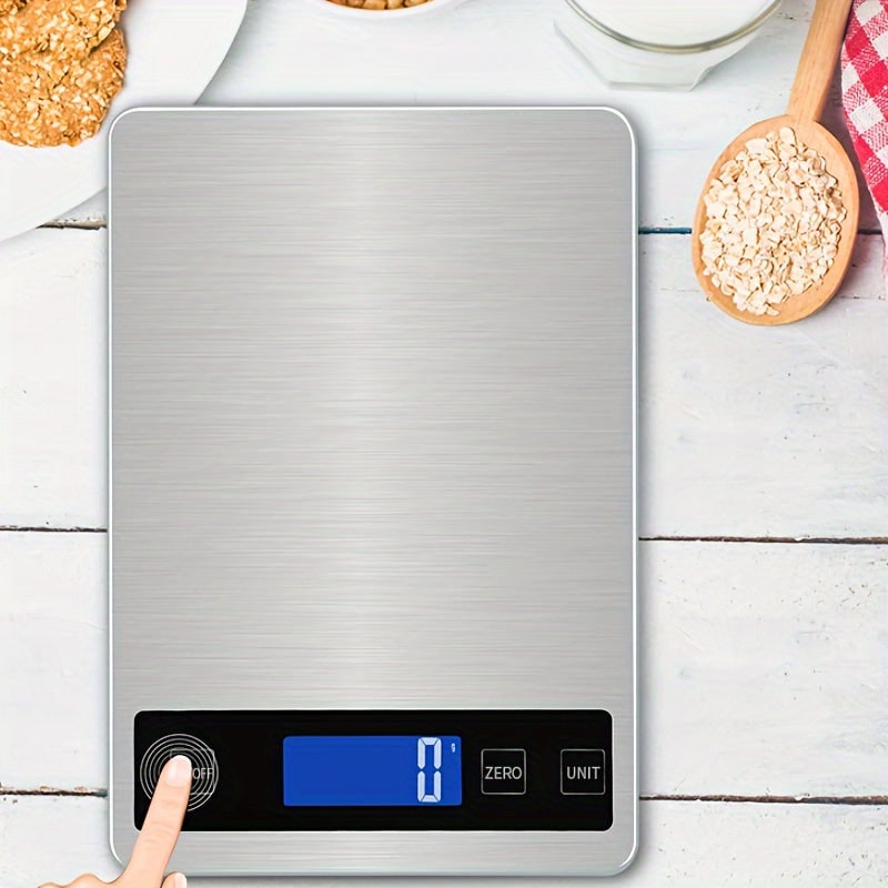 Ψηφιακή ζυγαριά κουζίνας - χωρητικότητα 15kg, αδιάβροχη ανοξείδωτη πλατφόρμα, επαναφόρτιση μέσω USB