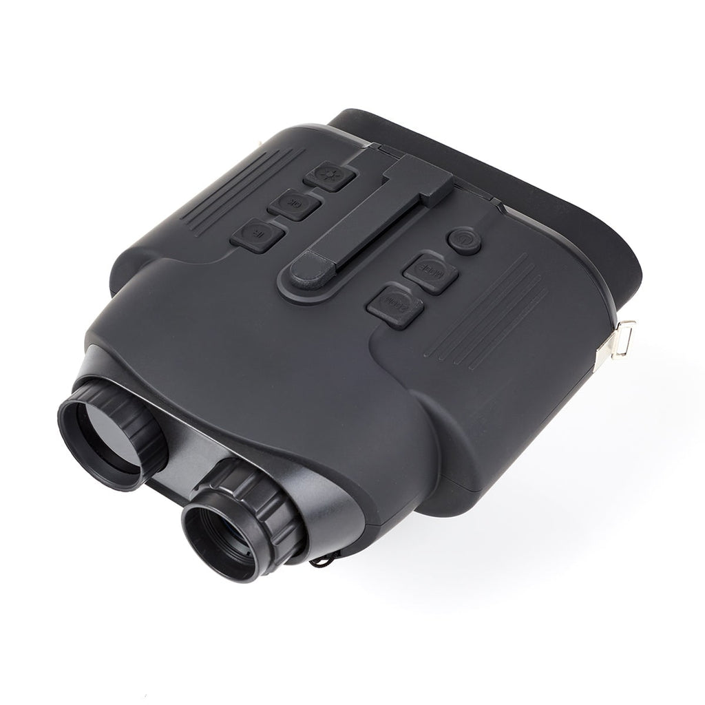Binóculos digitais de visão noturna por infravermelhos, visor LCD, gravação de vídeo e zoom ótico de 7x