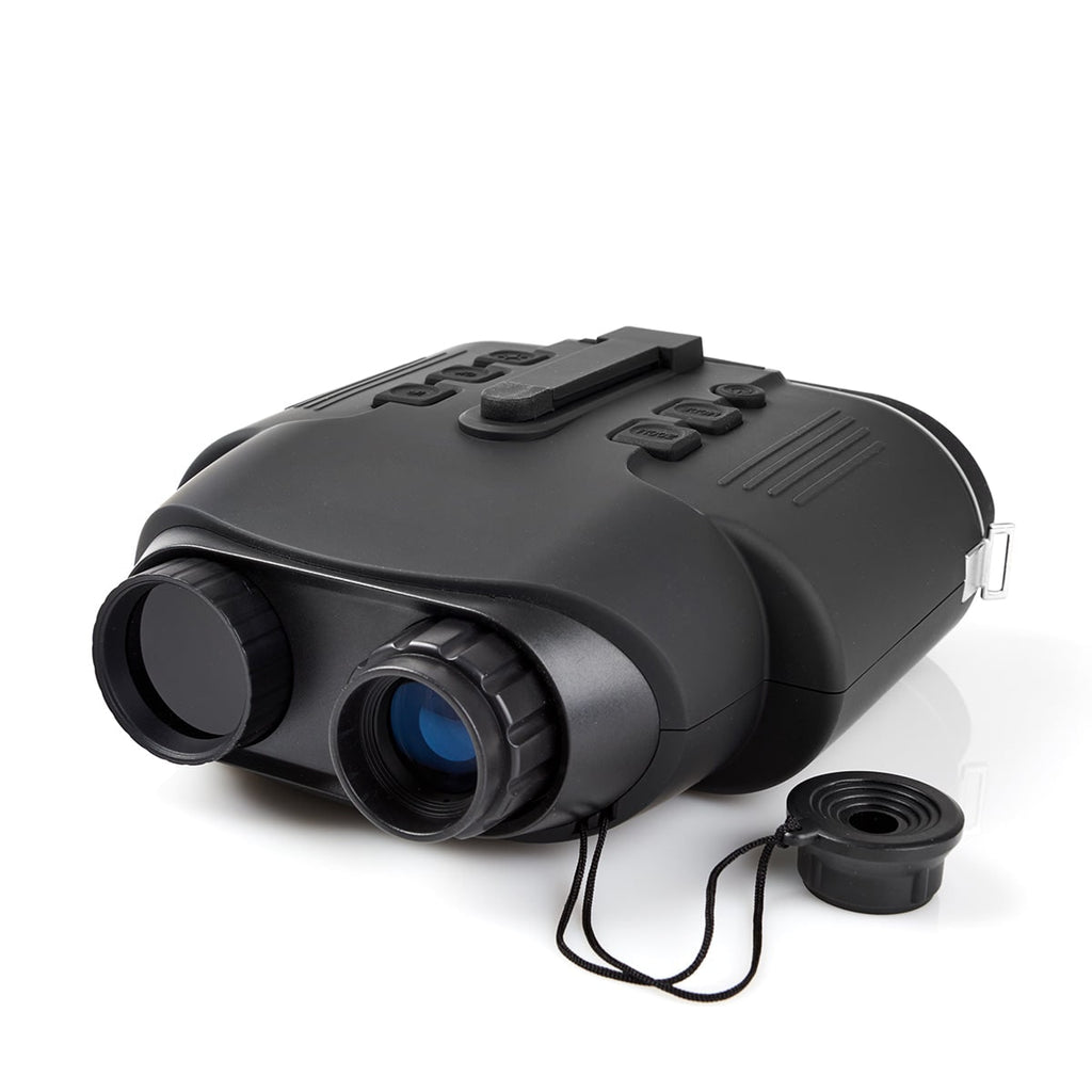 Binóculos digitais de visão noturna por infravermelhos, visor LCD, gravação de vídeo e zoom ótico de 7x