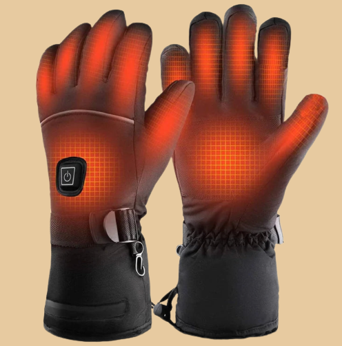Unisex Heated Gloves — Consistent Palm And Finger Heating Zones