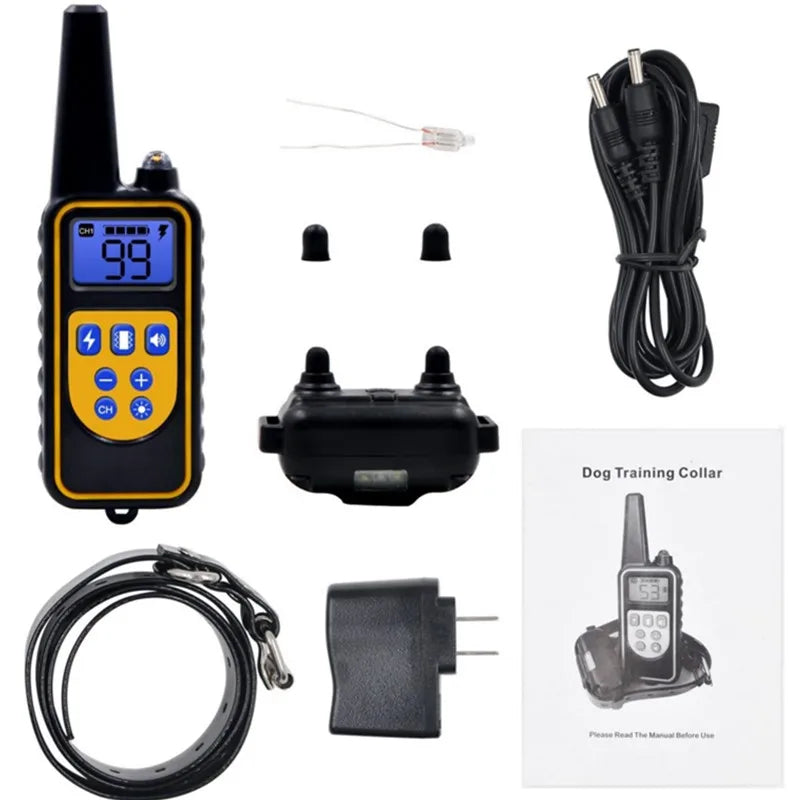 Remote-Controlled Waterproof Dog Training Collar – 3 Training Modes | ribuella