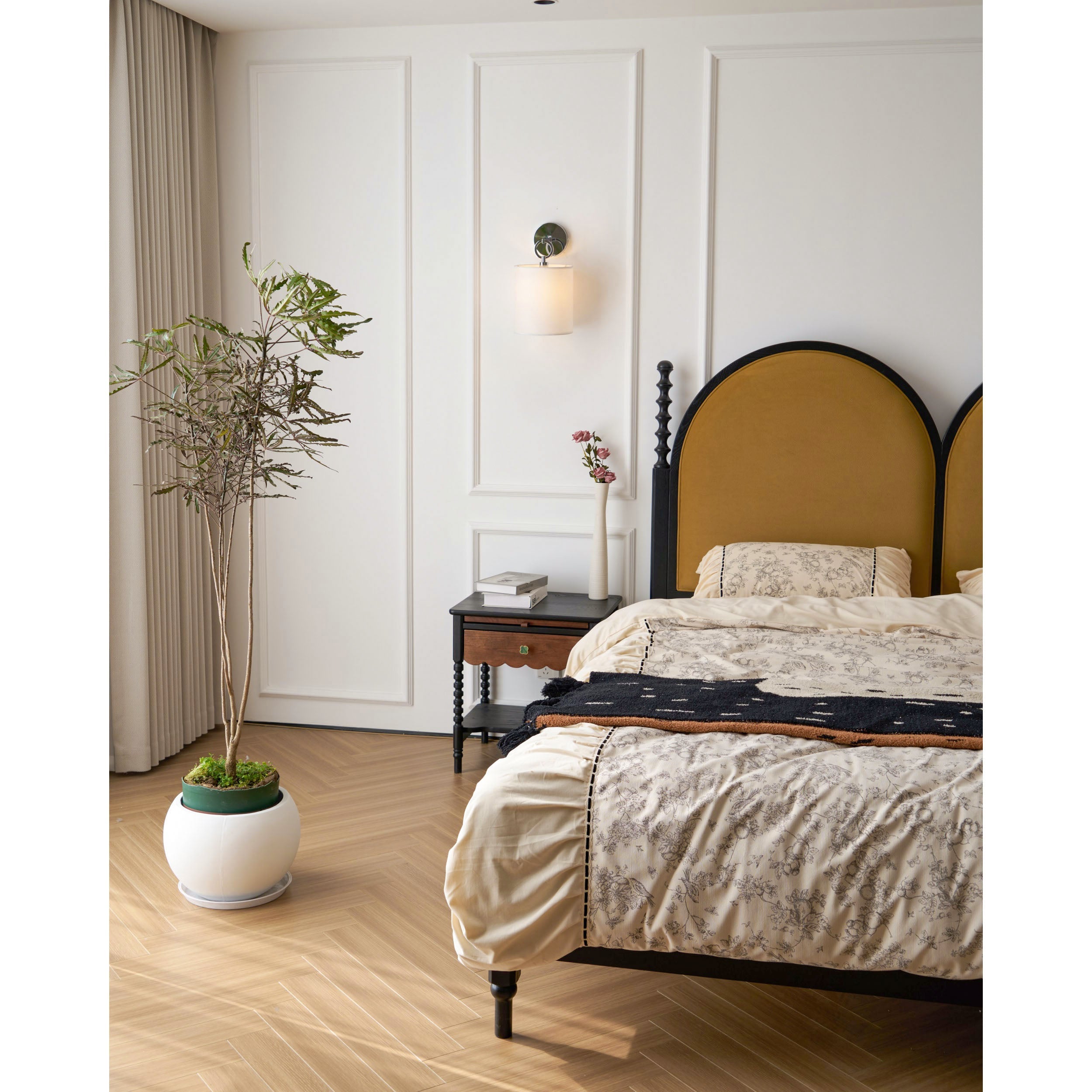 Full Circle Wall Sconce, Sculptural Ring Shade, Soft Ambient Lighting