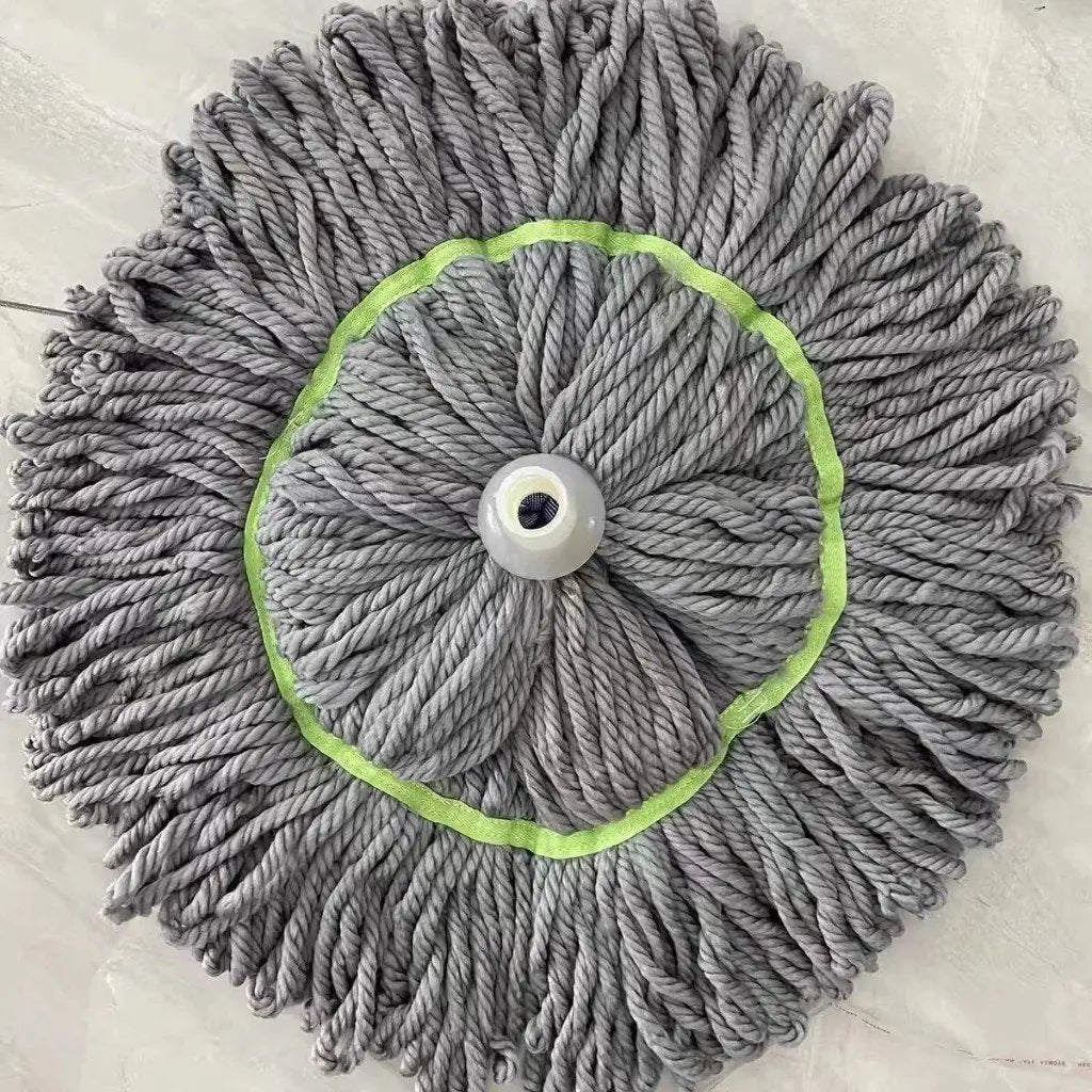 Self-Wringing Microfiber Mop Replacement Head - Swivel Joint - No-Touch Use - CleanPulse | ribuella