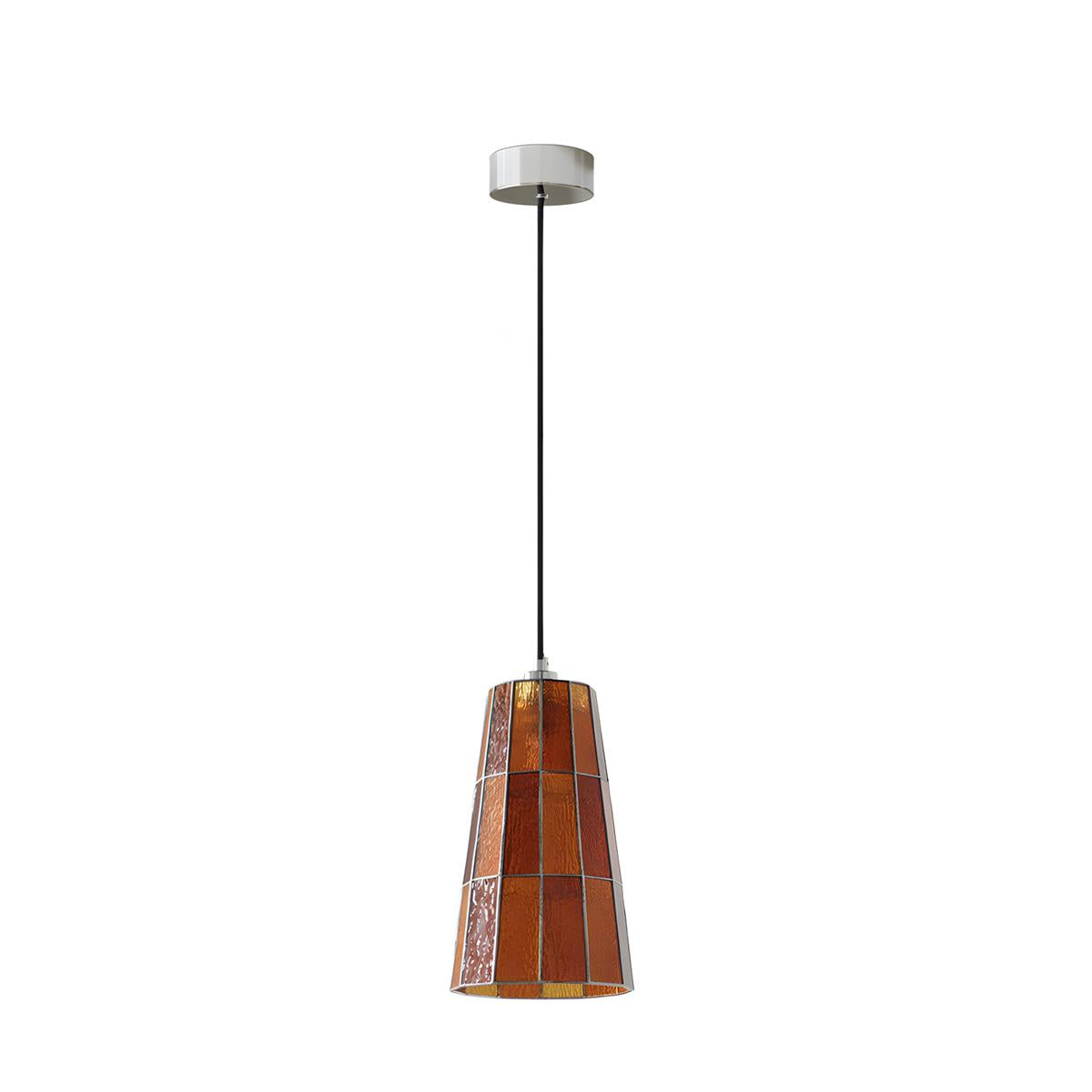 Fun Guy Pendant Lamp Conical Colorful Shade E14 Socket Single Bulb Hardwired