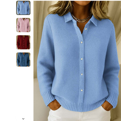 Pull Col Revers Élégant