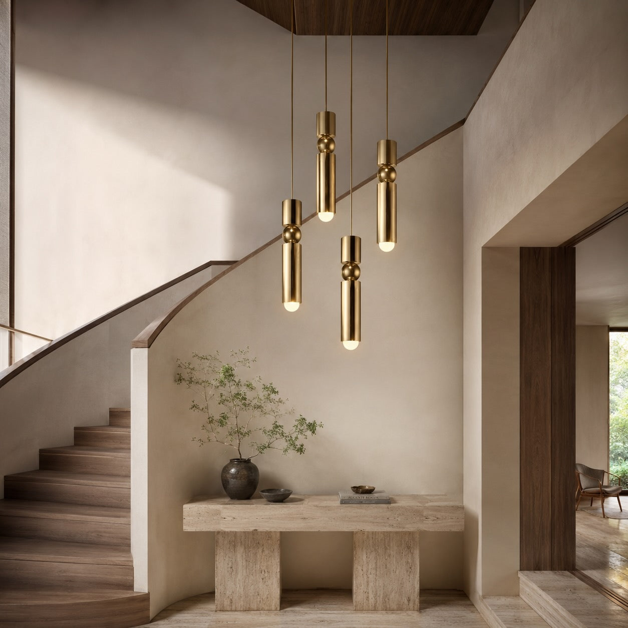 Moderní černé závěsné svítidlo s nastavitelným stmívatelným LED světlem a geometrickým kovovým designem | ribuella
