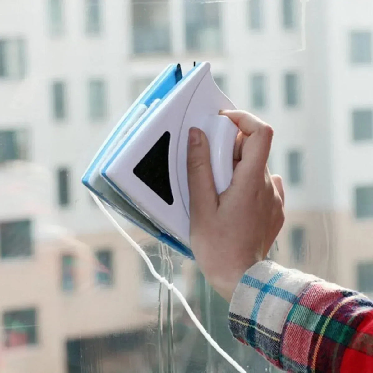 Magnetic Double Sided Window Cleaner - Streak Free Safe Glass Tool