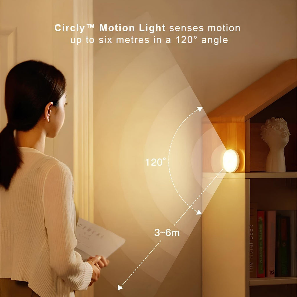 Luce con rilevamento automatico del movimento, design compatto e installazione rapida