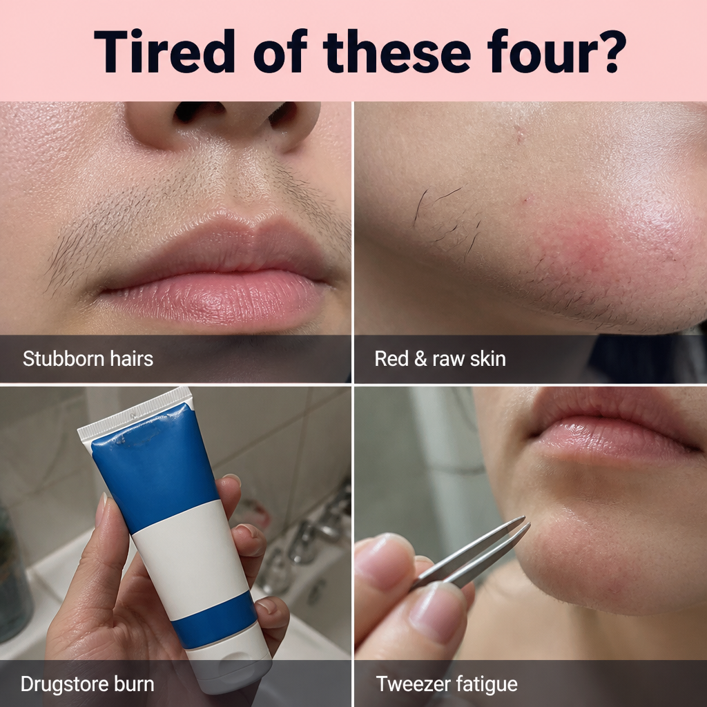 Silkaire | Remove Persistent Chin and Upper Lip Hair Without Irritating Your Skin | ribuella