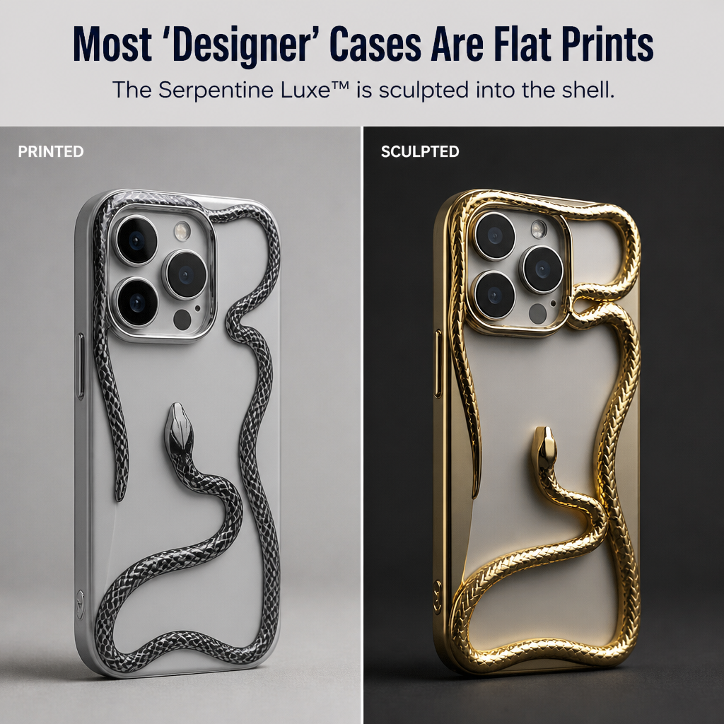 Serpentine Luxe | Bär din iPhone som ett skulpterat smyckesmästerverk | ribuella