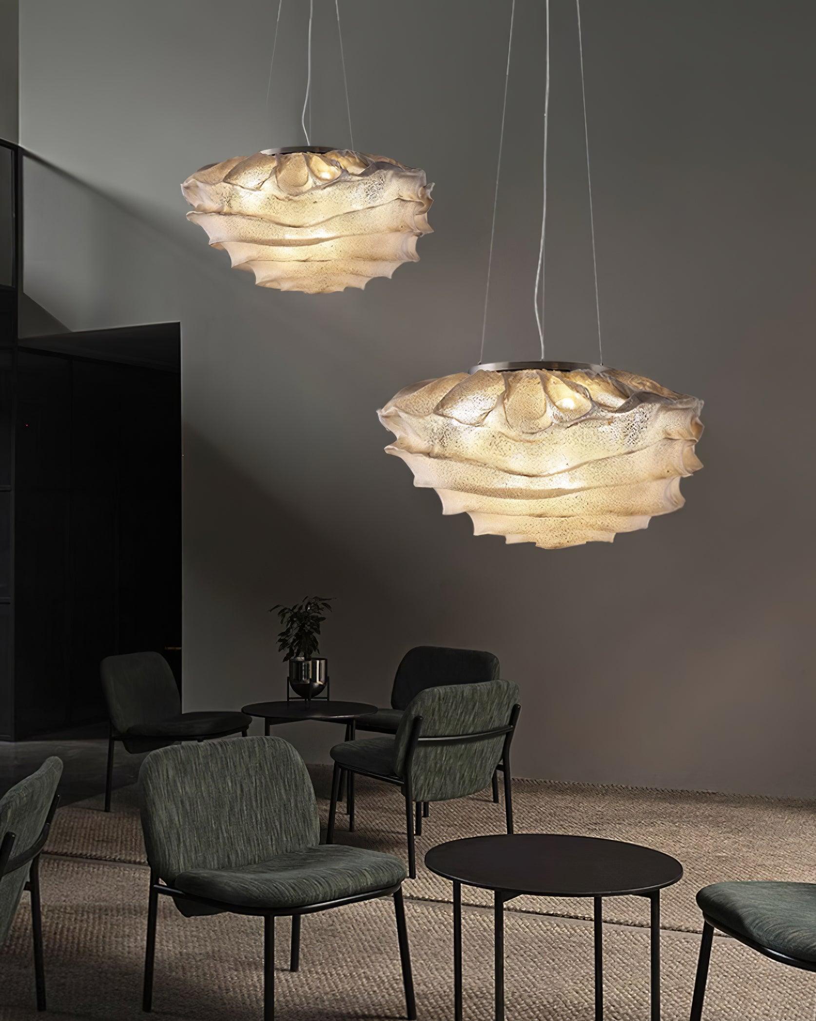 Forsyth Pendant Lamp — Three Diameter Sizes, Soft Cloudlike Glow, Contemporary Silhouette