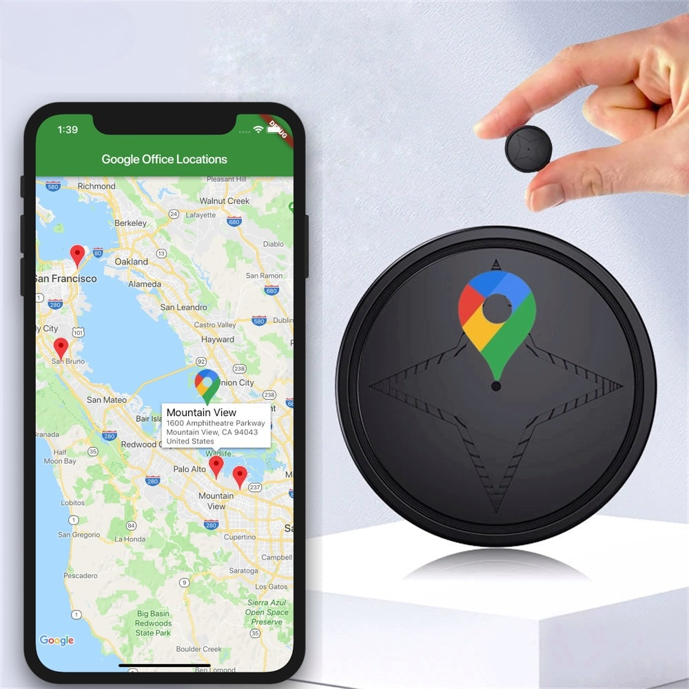 Συμπαγής GPS tracker οχήματος - παρακολούθηση τοποθεσίας σε πραγματικό χρόνο, μαγνητική βάση