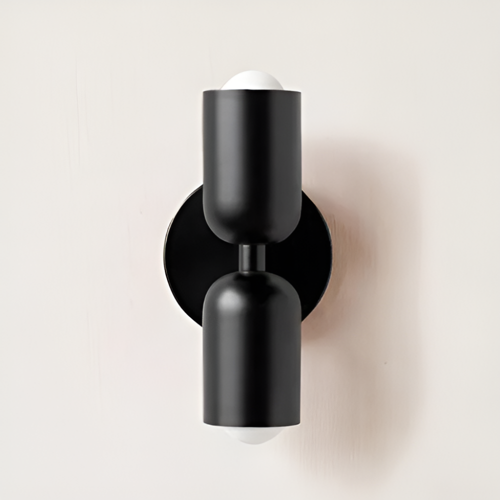 Moderne LED-væglampe med dobbelt lysdesign, slank tovejs accentbelysning