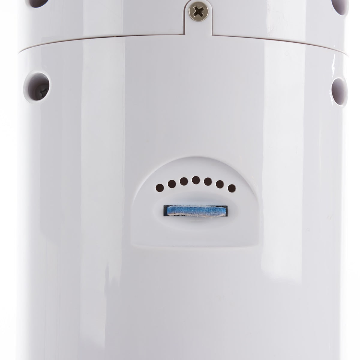 Ventilador nebulizador portátil de pedestal, flujo de aire oscilante, pantalla LED blanca, enfriamiento evaporativo