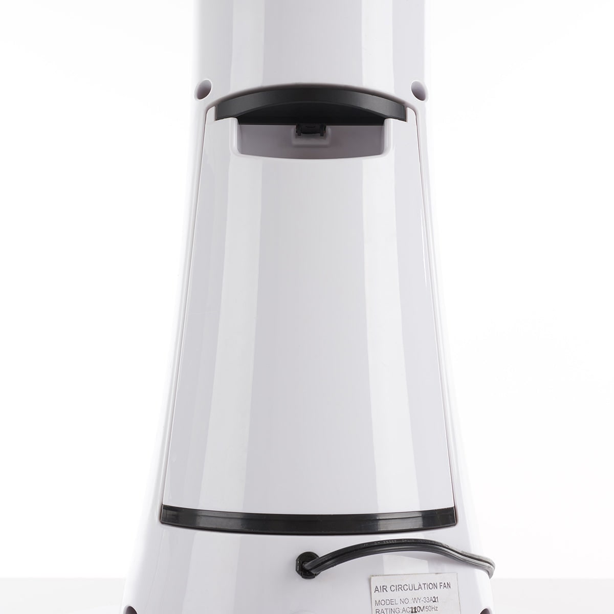 Ventilador nebulizador portátil de pedestal, flujo de aire oscilante, pantalla LED blanca, enfriamiento evaporativo