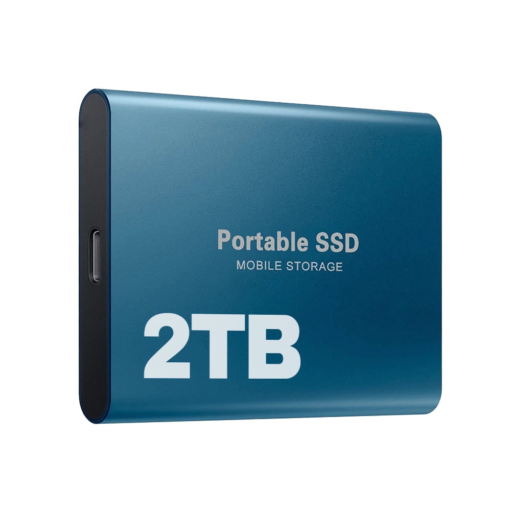 1TBポータブル外付けSSD 高速データ転送 USB-Cインターフェース