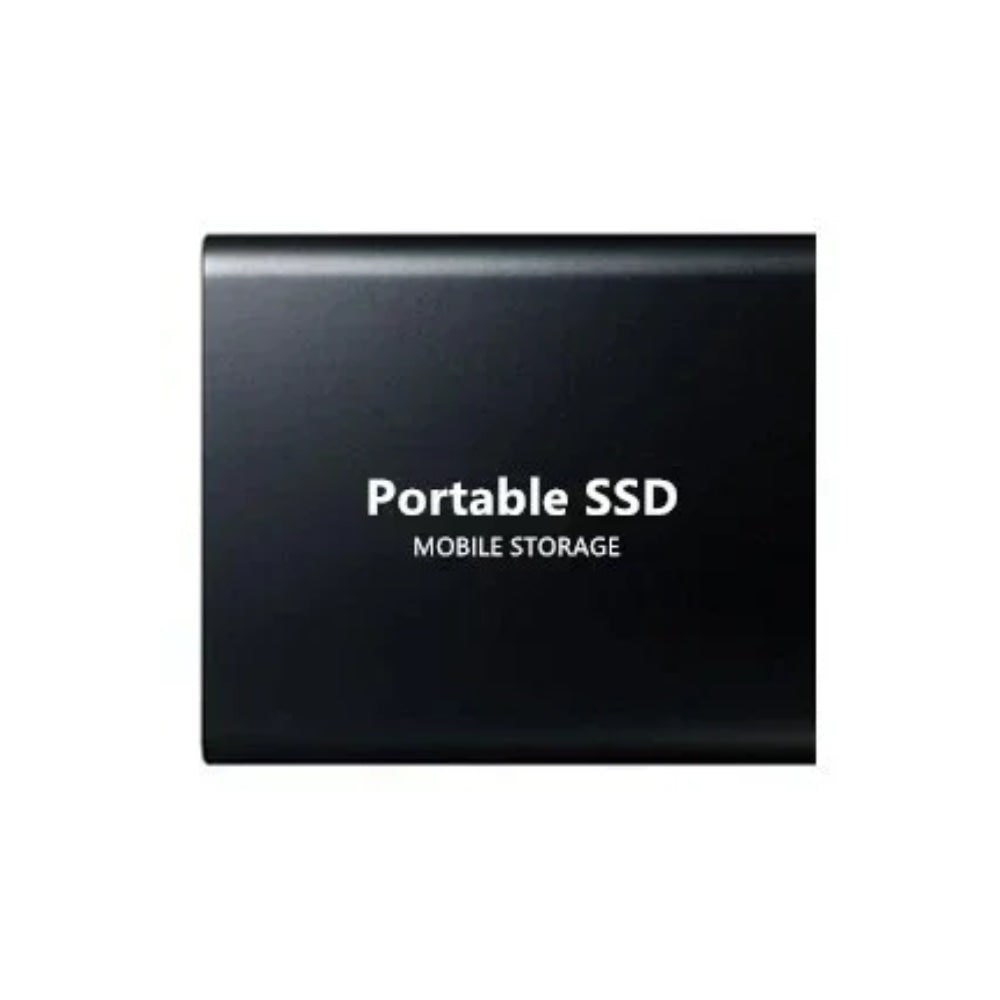 Portable External Solid State Drive - USB-C Cable Included, Compact High-Speed Storage